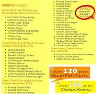 Green Chick Chop menu 1