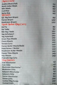 Prakruthi Restaurant menu 4