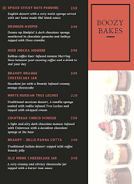 Boozy Bakes menu 4