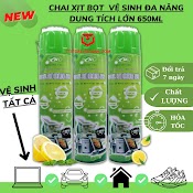 Chai Xịt Bọt Vệ Sinh Màn Hình Laptop Tivi Ô Tô Nhà Cửa Đồ Gia Dụng Chai Xịt Đa Năng