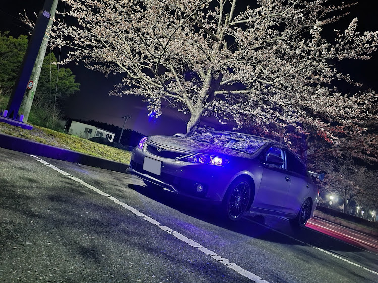 アリオンの夜桜コラボ・コロナウイルスに負けるな・ドライブ・桜を探して・オッドアイに関するカスタム事例の投稿画像1枚目