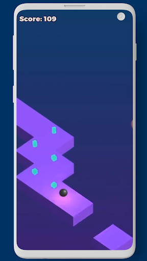 Screenshot GAME GPS zigzag and jump fun g