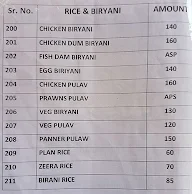 The Village Food menu 3