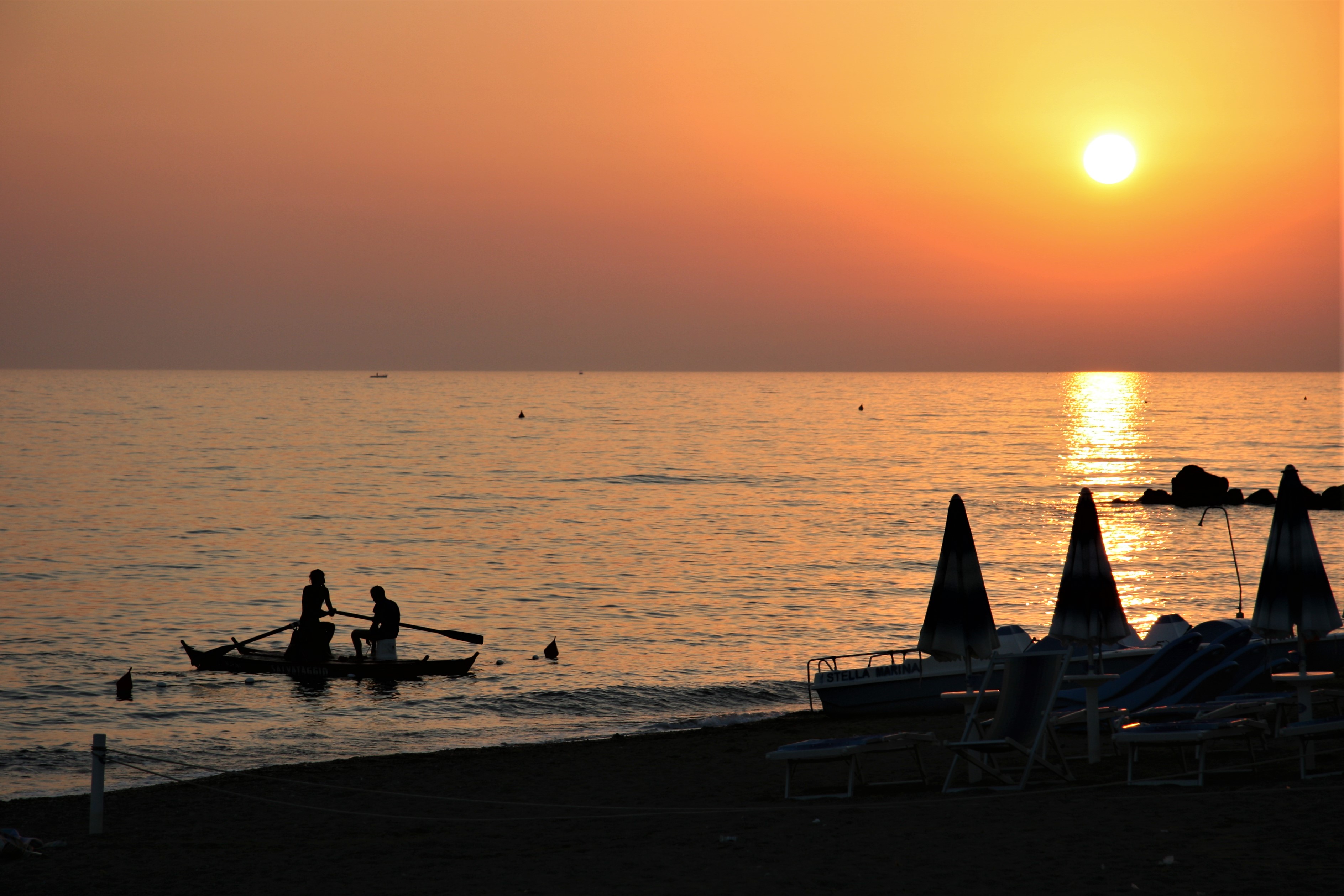 Tramonto in Toscana di si