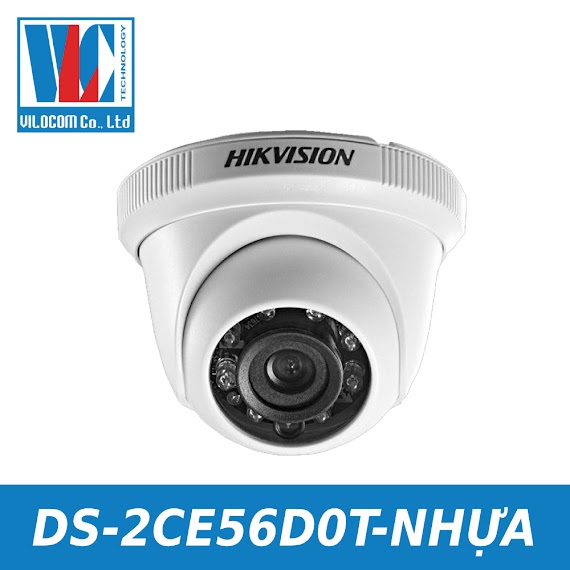 Camera Hd - Tvi Dome Hồng Ngoại 2.0 Megapixel Hikvision Ds - 2Ce56D0T - Ir - Hàng Chính Hãng