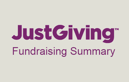 JustGiving Fundraising Summary small promo image