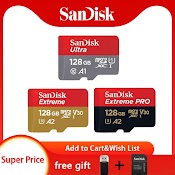 Thẻ Nhớ Sandisk 128Gb Micro Sd 256Gb 16Gb 64Gb 32Gb Tf