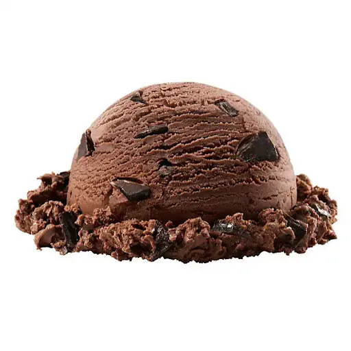 Chocolate Ice Cream With Toppings