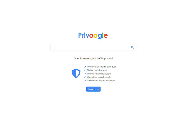 Privoogle — Private Search Engine chrome extension