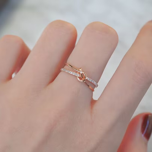 Title 2, Soft Ring Womens Light Luxury High-grade Tempe...