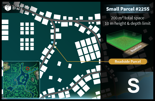 Small #2255 (S) parcel in Somnium Space