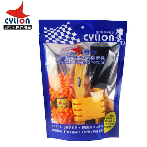 Title 6, Bicycle maintenance cleaning tool set for compl...