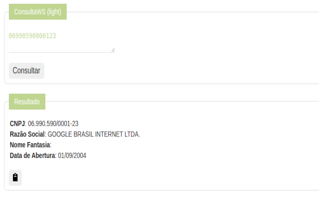 ConsultaWS (CNPJ) Preview image 0