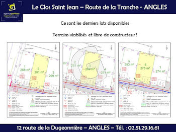 terrain à Angles (85)