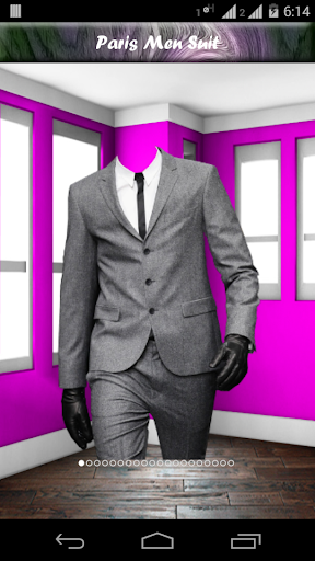 Paris Men Suit Photo Montage