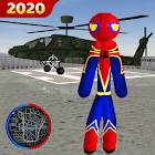 Stickman Rope Hero Spider Gangaster Crime 1.2.8