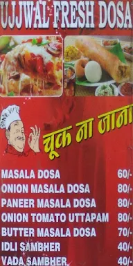 Ujjwal Fresh Dosa menu 1