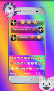 Rainbow Love Emoji Keyboard Android Apl Google Play Gambar Mini