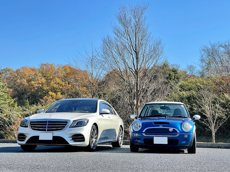 SクラスセダンのMINI・R53・ツーリングは楽しい・MINIとSクラスを並べよう・お嬢様とお出かけ♪に関するカスタム事例の投稿画像4枚目