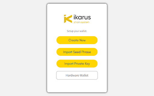 Ikarus Wallet Extension