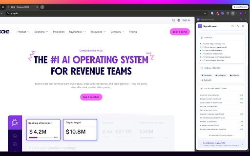 SignalUnseen – ABM Intelligence screenshot 2