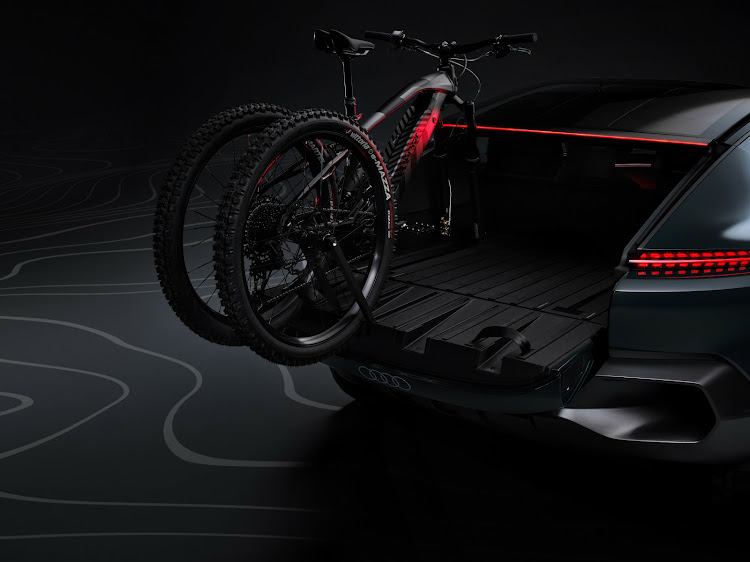 The 'sportback' hatch opens to load active lifestyle items such as e-bikes.