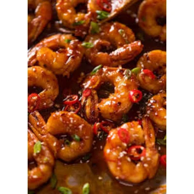 Honey Chilli Prawns