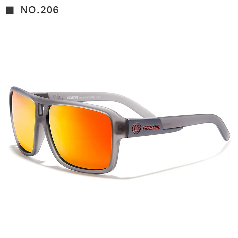 Title 2, Quadratische, polarisierte Sport-Sonnenbrille m...