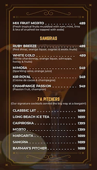 7 Studs Bar and Lounge menu 4