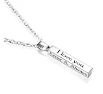Steel Word Necklace