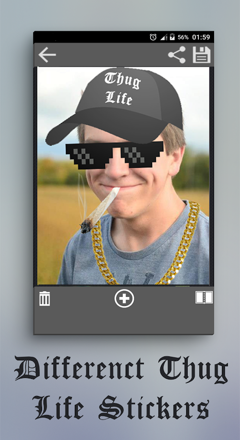 Download Thug life  photo sticker maker 3 04 APK  MOD