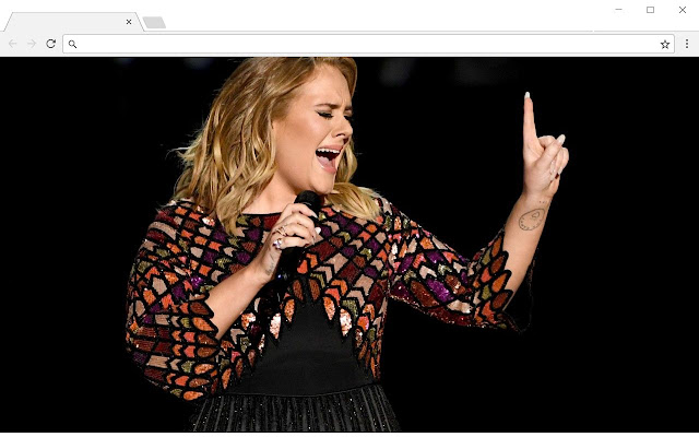 New Tab Adele Background