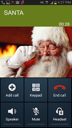 サンタからの電話に出る Prank Androidアプリ Applion