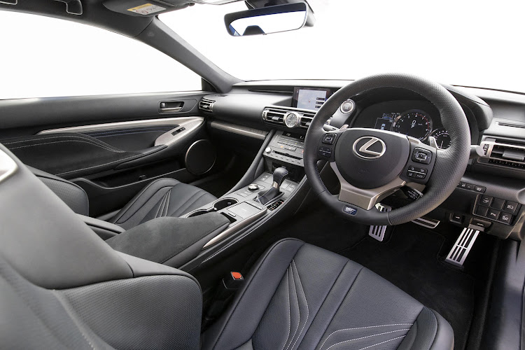 The interior has all the great design and craftsmanship features of Lexus.