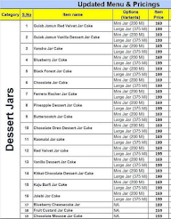 CakeZone menu 5