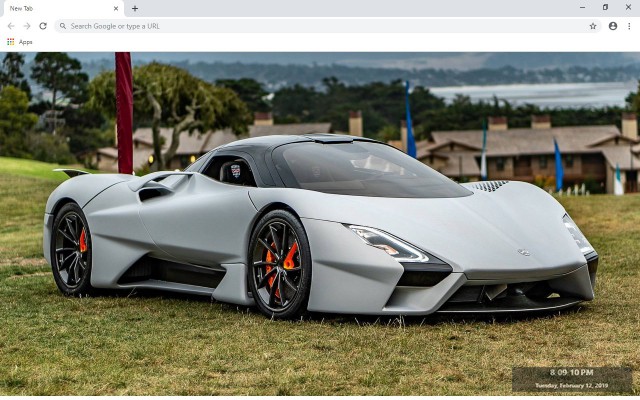 SSC Tuatara New Tab & Wallpapers Collection