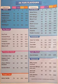 Iceberg icecreams menu 2