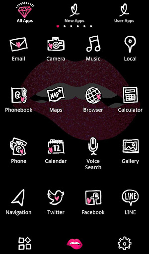 Glitter Lip Wallpaper 1.0.0 Windows u7528 3