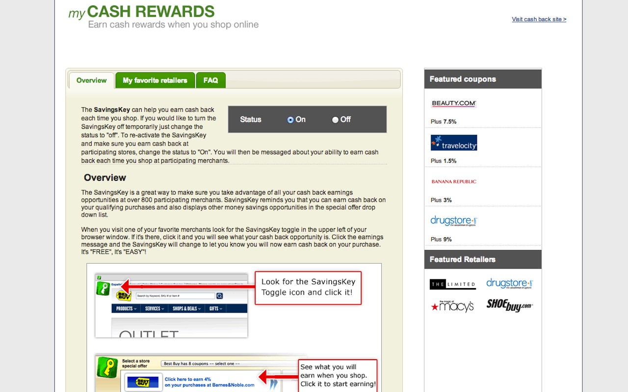 My Cash Rewards SavingsKey Preview image 2