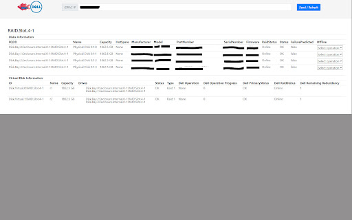 IDRAC 9 - Set PD Offline