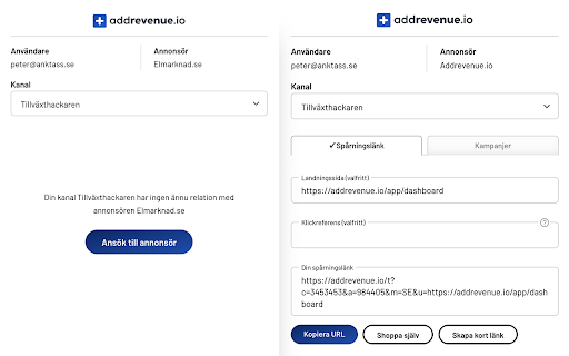 Addrevenue.io affiliate extension