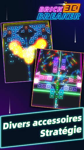 Brick Breaker 3D : faites glisser les balles.  APK MOD screenshots 2