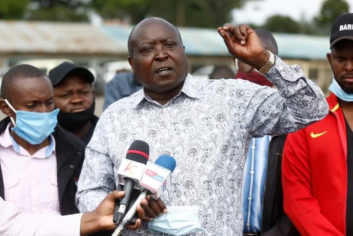 Nakuru Town MP, Samuel Arama addresses the media in this undated picture