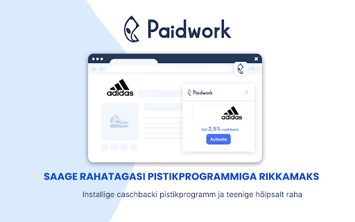 Cashback service Paidwork