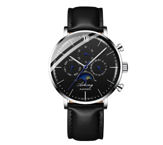 Montre Mécanique Automatique Homme Tendance Mode Design Élégant Précision Fiabilité Résistance à l'Eau Style Contemporain