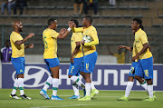 Sibusiso Vilikazi will took home the match ball after scoring a brilliant breath-taking first half hat-trick.    