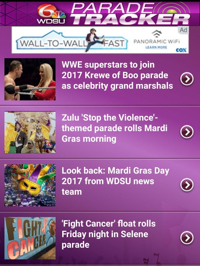 WDSU Parade Tracker Android Apps on Google Play