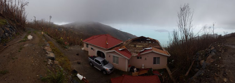 Scenes of devastation of Hurricane Irma wreaked havoc across the Virgin Islands in the Caribbean.