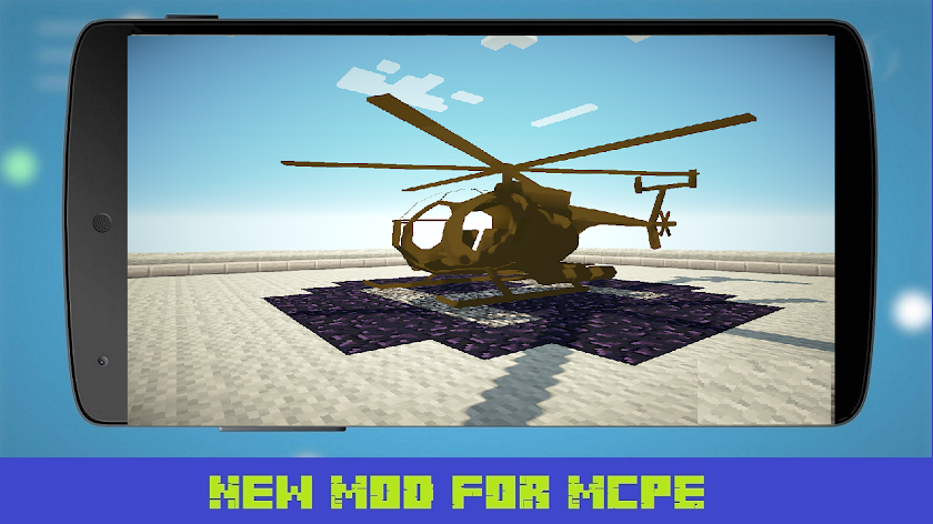 Helicopter Mod for MCPE Screen 1