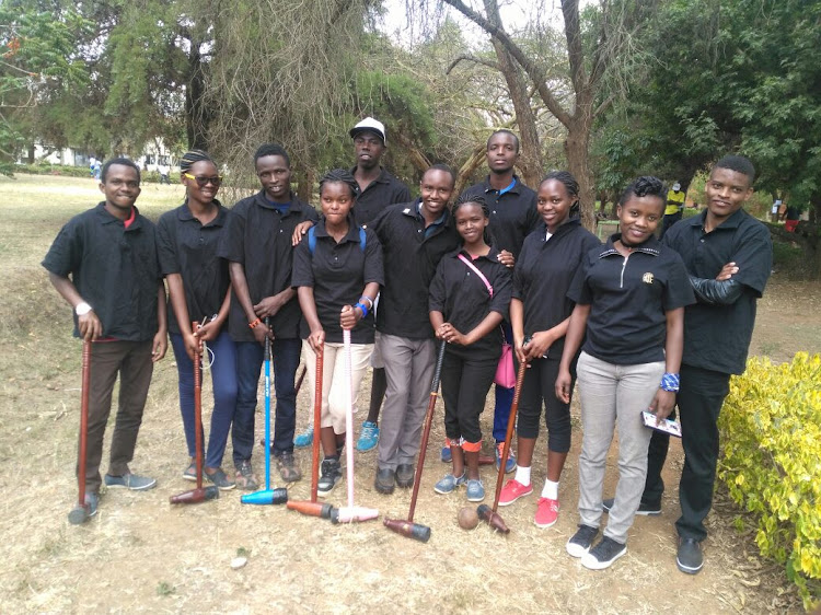 Kenyatta University 2017 woodball team